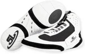 | Ascend One David Taylor Signature Model Youth Wrestling Shoes | White & Black