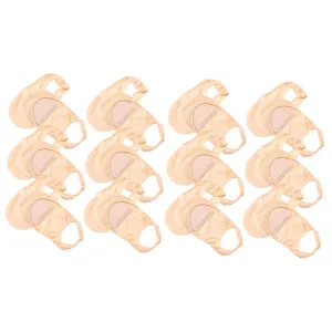 12 Pairs Half Socks Grip Socks Socks Toe Socks with Grip Invisible Liner Sock Womens Socks Shoe High Heel Socks Heel Cushion Pads Socks for Woman Socks Women Nylon/2866