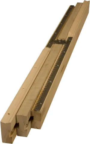 38" Equalizer Wooden Table Slides (Allows for a 37" Opening), Table Extension Slides for Pedestal Table, Smooth Extension, Easy Installation