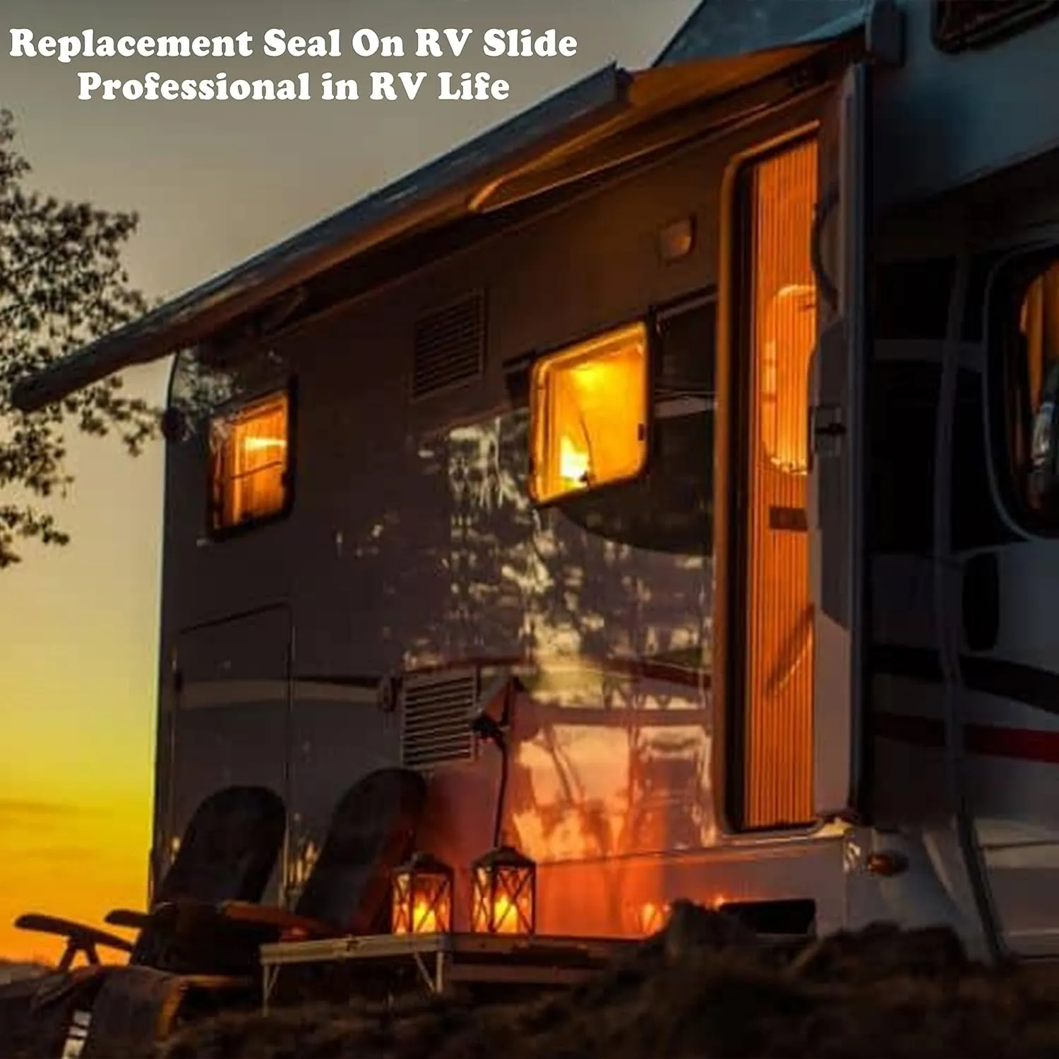4 Inch RV Slide Out Seal, RV Slide Out Weather Stripping Wiper Seals with Adhesive Tape 30 Ft Truck Black Rubber Stripping for Keeping Out Noise and Weather, Camper Rubber Slide Out Seal
