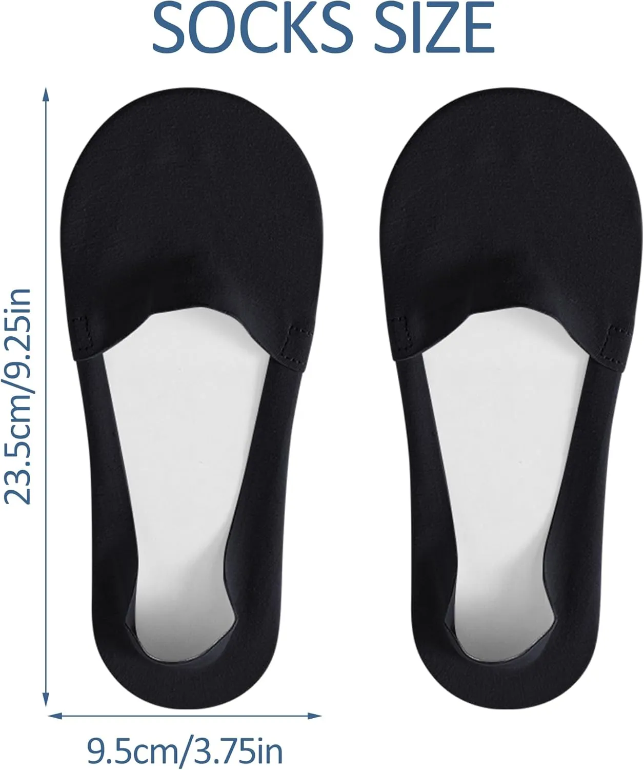 5/6 Pairs No Show Socks Womens Low Cut Liner Non Slip Invisible Hidden Socks for Womens Girls Flat Socks