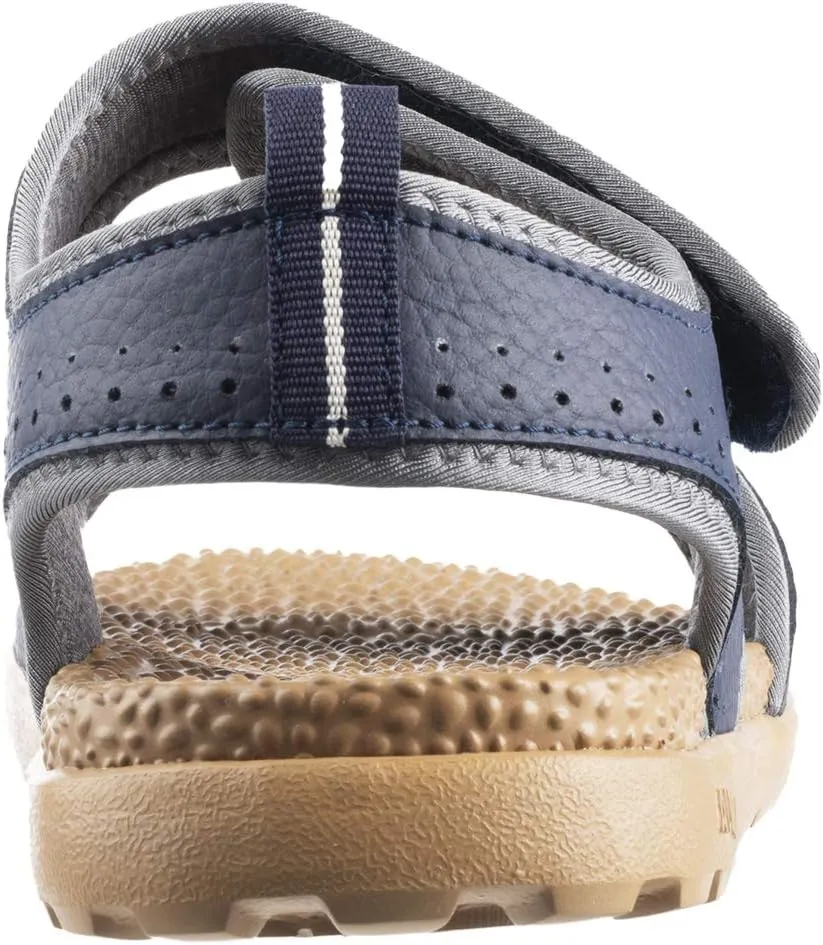 Acorn Men's Everywear Grafton Sandal, Lightweight with a Cushioned Footbed Plus Soft Adjustable Leather Straps