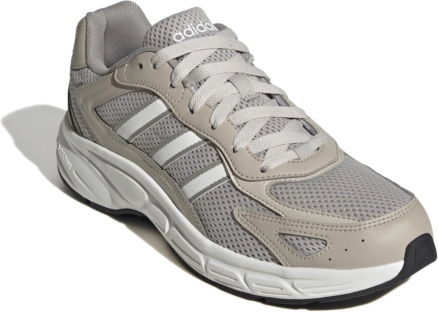 adidas Men's Eclyptix 2000 Sneaker, Wonder Alumina/White/Wonder Beige, 14