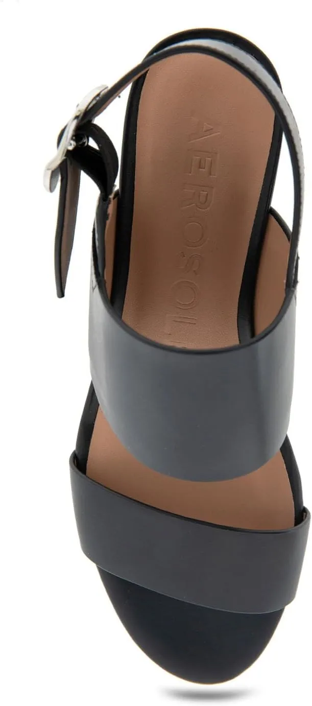 Aerosoles Women's Camera Platform Heeled Sandal