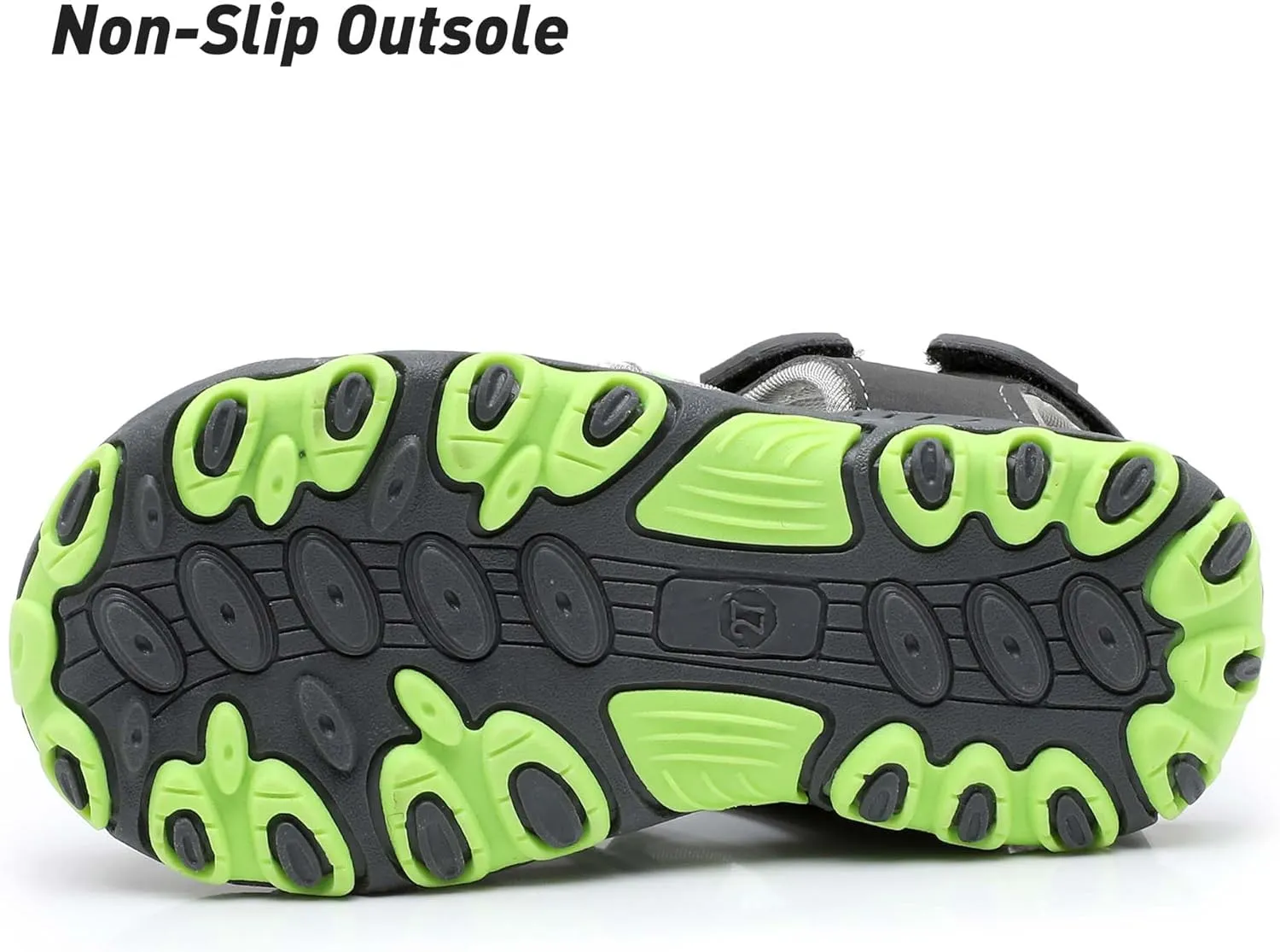 Ahannie Boys Girls Outdoor Sport Sandals,Kids Closed Toe Beach Sandals, Toddler Summer Shoes