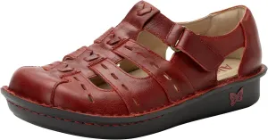 Alegria Women's Pesca Fisherman Leather Sandal