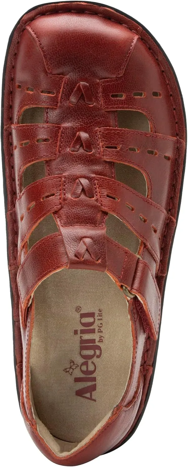Alegria Women's Pesca Fisherman Leather Sandal