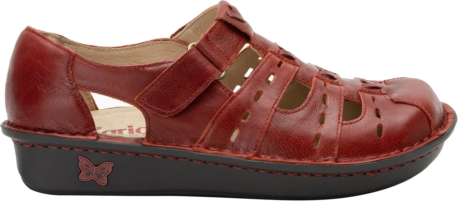 Alegria Women's Pesca Fisherman Leather Sandal