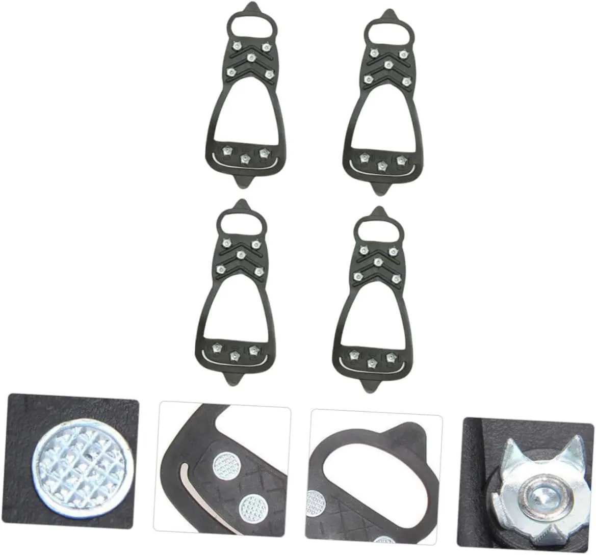 Anti-Slip Eight-Tooth Crampons Shoes Crampons Anti-Slip Traction Cleats Shoe Ice Shoe Boot Traction