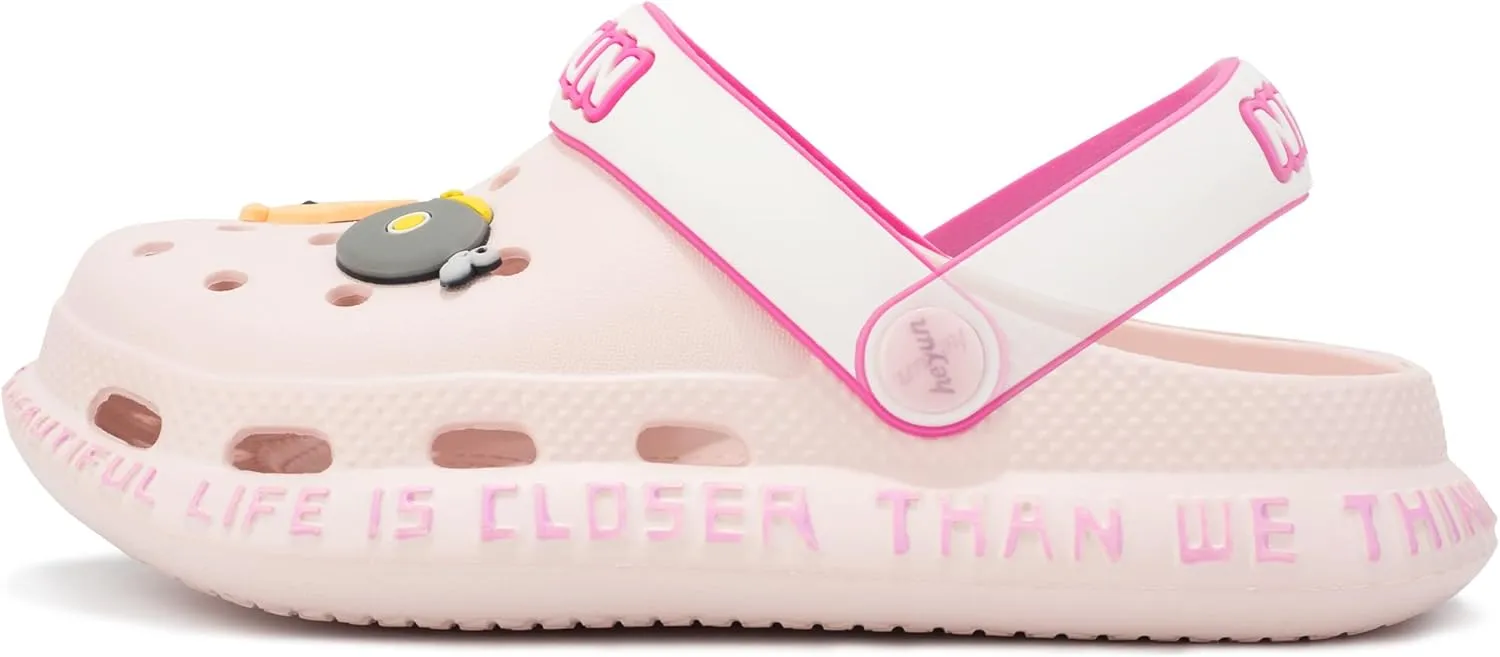 Azooken Kid's Cute Clogs Slides Boys Girls Slippers Beach Pool Shower Sandals Cartoon Garden Shoes(Toddler/Little Kids/Big Kids)