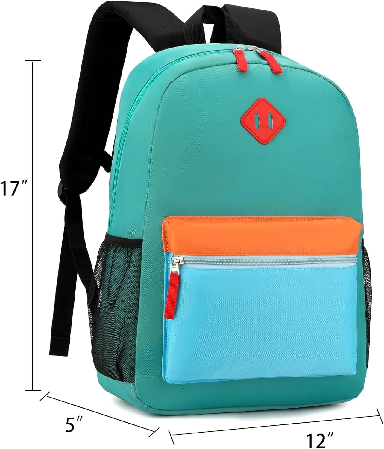 Backpack Set for Girls Boy Kids Backpack with Lunch Box for Elementary Primary Kindergarten School Bag (Dark Blue, Large)