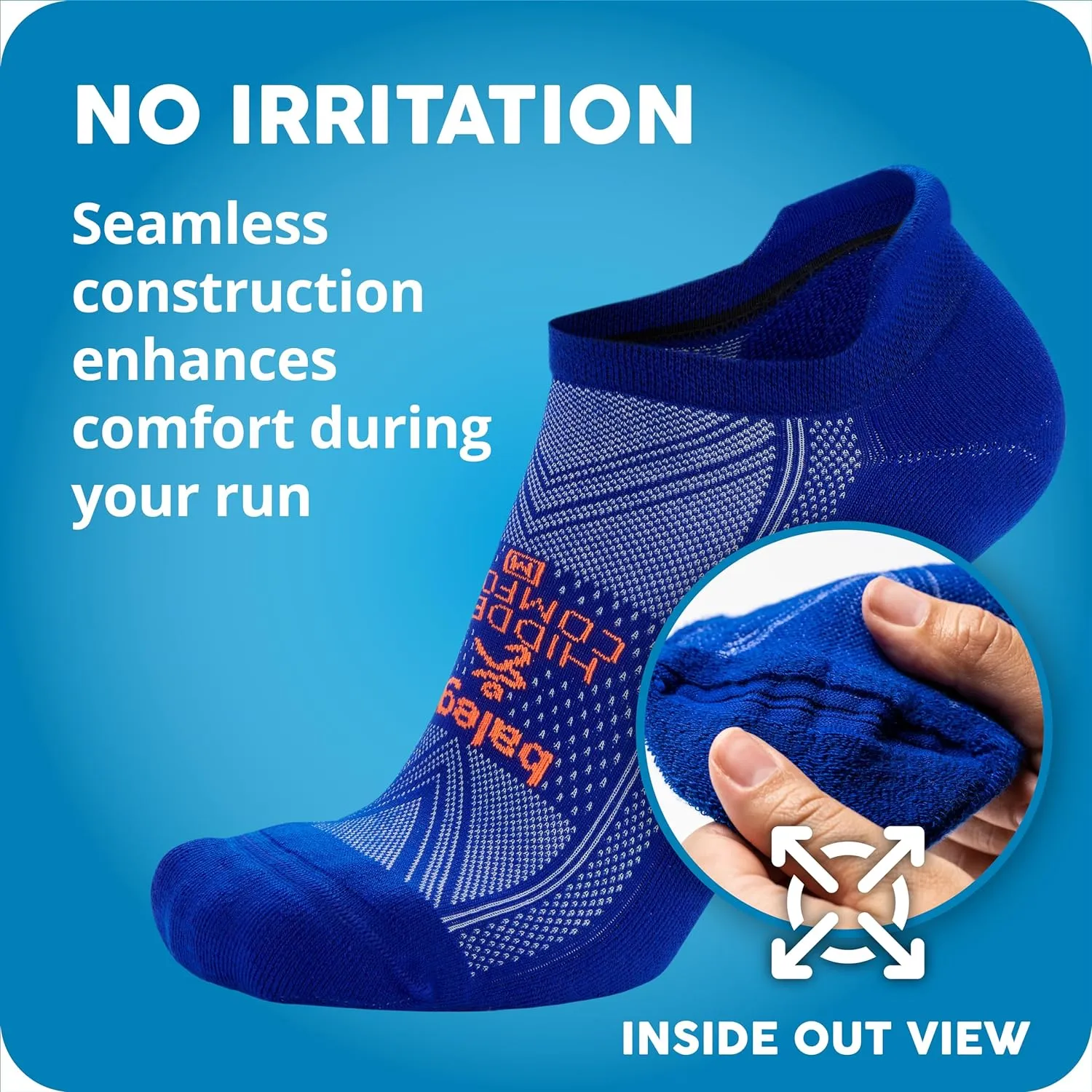 Balega Unisex Adult Hidden Comfort Performance No Show Athletic Running Socks (1 Pair)