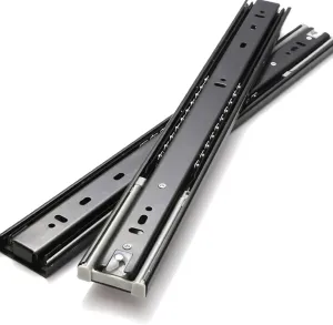 Ball bearing drawer slides , full extension sliding rail, three buffer static tracks, anticorrosive and rust, abrasion and stable, study, kitchen, wardrobe orbit, load -bearing 30kg ( Size : 55cm )