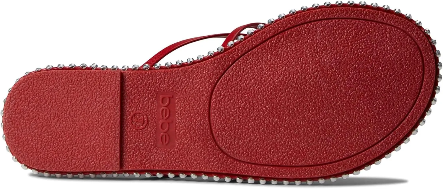 bebe Chora - Slippers for Women - Man-Made Upper and Lining - Padded Insole - Round Toe with Post Toe Design