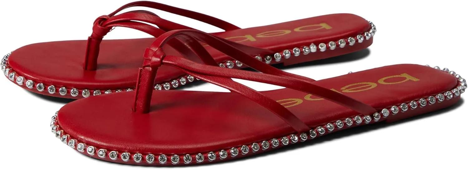bebe Chora - Slippers for Women - Man-Made Upper and Lining - Padded Insole - Round Toe with Post Toe Design