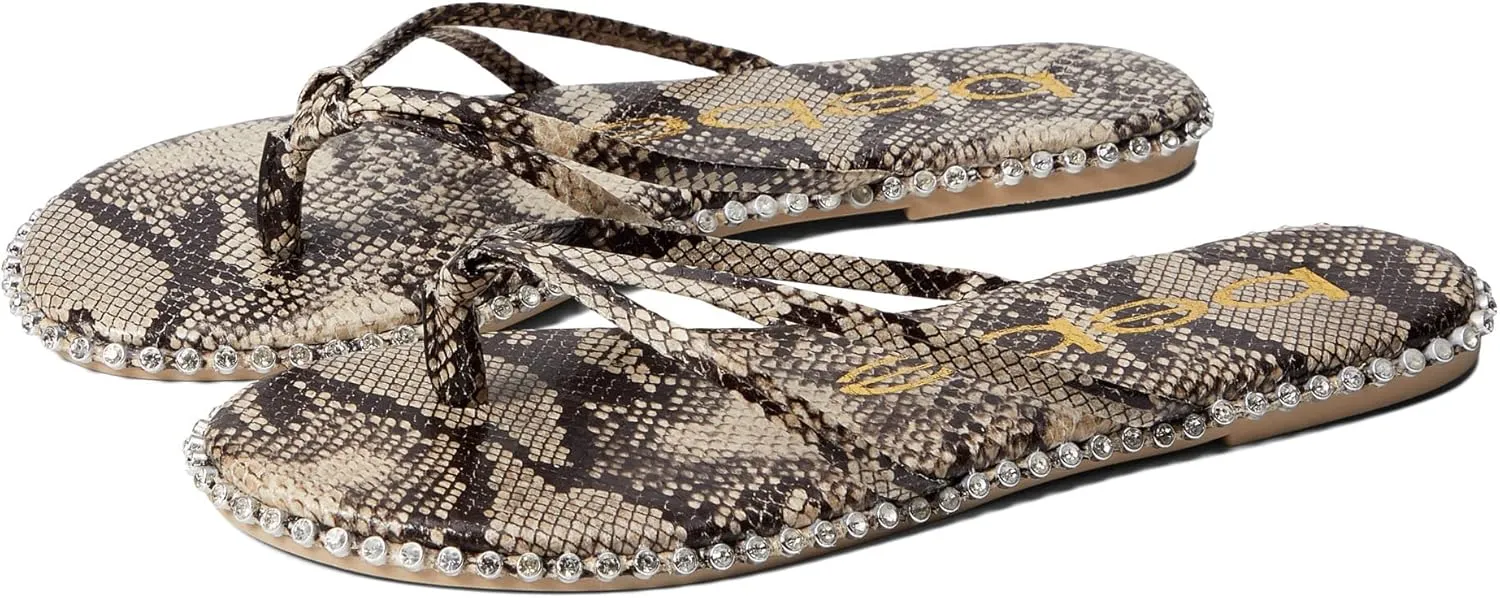bebe Chora - Slippers for Women - Man-Made Upper and Lining - Padded Insole - Round Toe with Post Toe Design
