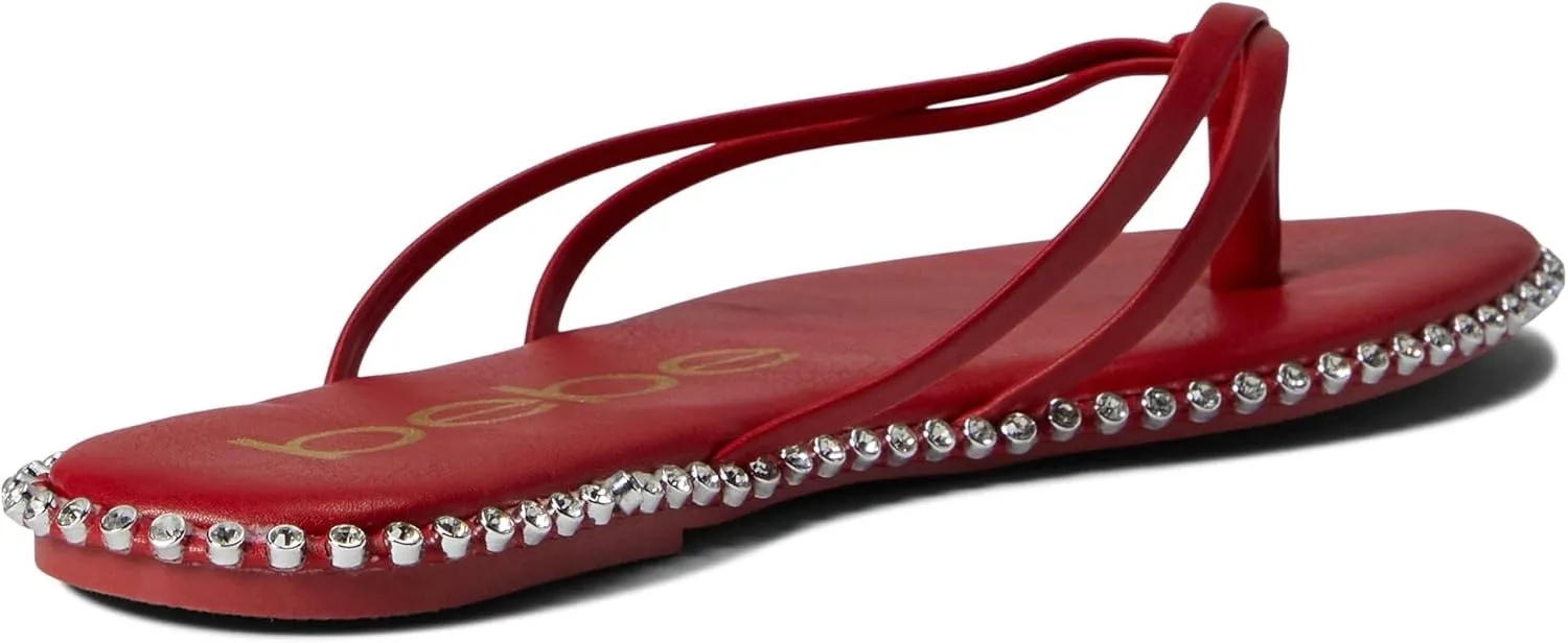 bebe Chora - Slippers for Women - Man-Made Upper and Lining - Padded Insole - Round Toe with Post Toe Design