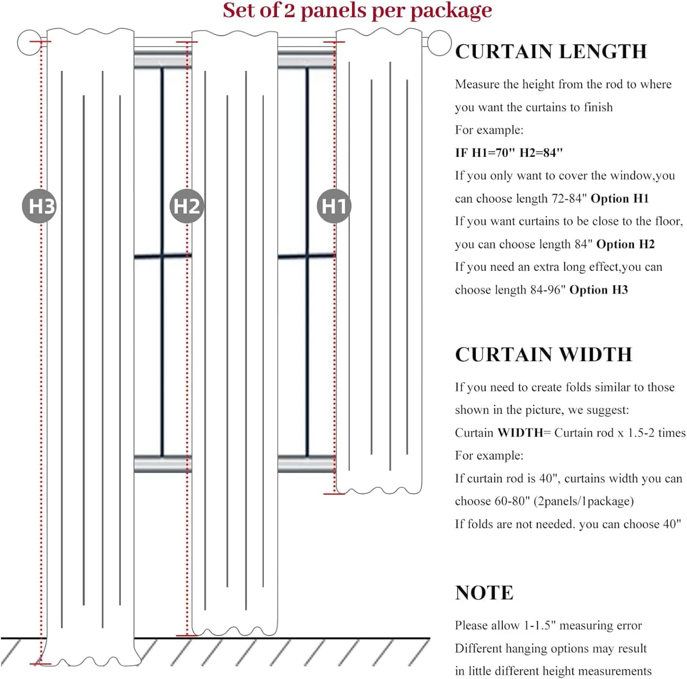 Birch Total Blackout Curtains 96 Inches Long for Bedroom 8 Foot Tall Heavy Thermal Rustic Country Curtains for Living Room Track System Window Treatments Beige Linen Burlap (50Wx96L 2 Panels)