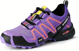 Breathable Hiking Shoes Women | Casual Walking Waterproof Shoes for Women | Comfortable & Light-Weight & Non-Slip | Women's Camping Shoes Walking Trekking Camping Tennis Sport Sneakers