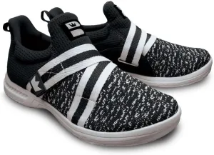 Brunswick mens size Bowling Shoes, Black/White, 9.5 US
