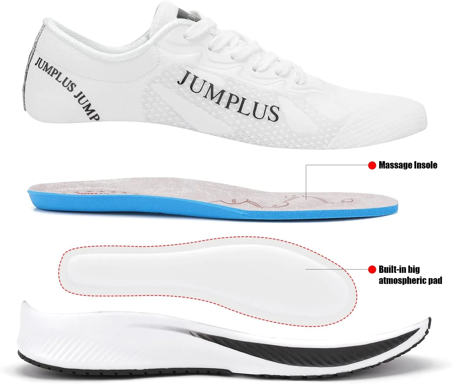 Built-in Air Cushion Walking Shoe Running Shoe Sport Shoe for Women Men