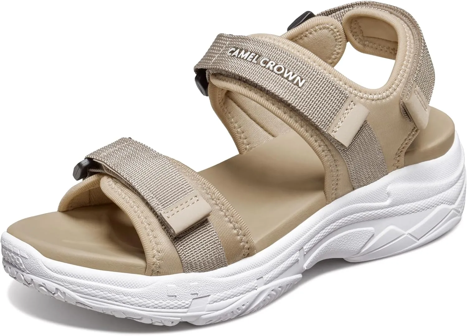CAMEL CROWN Women's Athletic Sandals Comfortable Outdoor Walking Waterproof Lightweight Girls' Platform Shoes Open Toe Arch Support