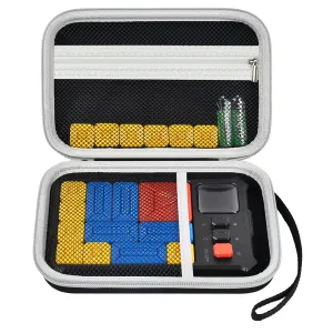 casmilee Case Compatible with Giiker Super Slide Brain Games, Brain Teaser Puzzles Organizer Storage Bag, Flow Slider Puzzle Game Holder (Black)