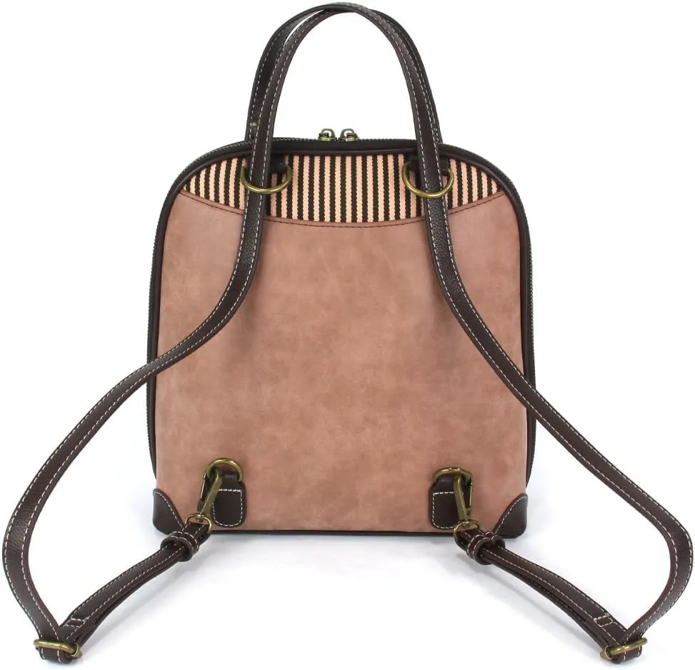 CHALA Convertible Backpack Purse - Women Convertible Shoulder Purse with Adjustable Strap