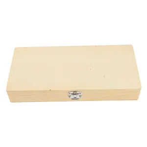 Ciieeo Wooden Microscope Slide Storage Box Practical Slide Holder with Positions Content for Easy Organization for Education and Pathology