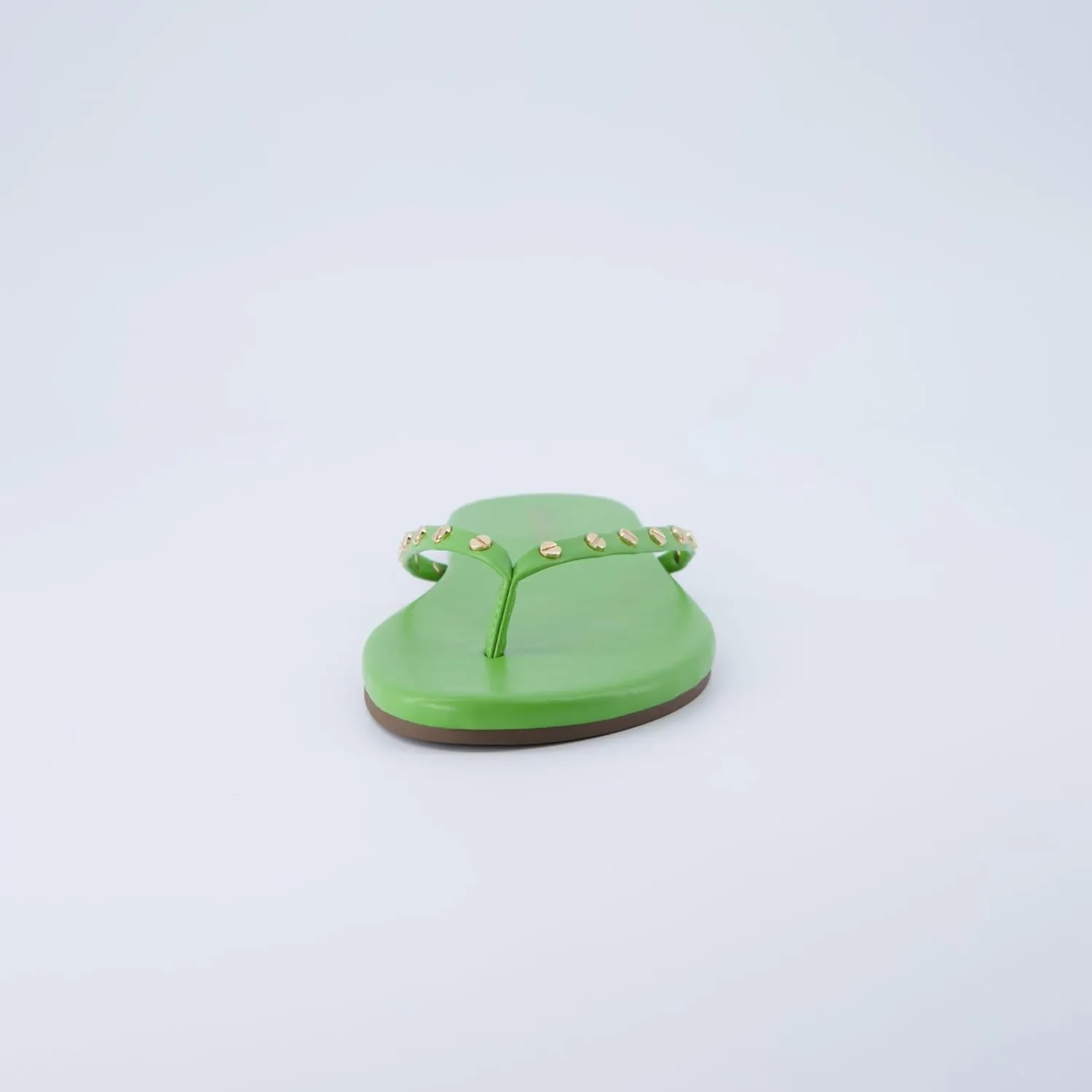CUSHIONAIRE Confetti Women’s Studded Flip Flop Sandal – Slip-On Thong with Memory Foam & Stylish Rivet Strap