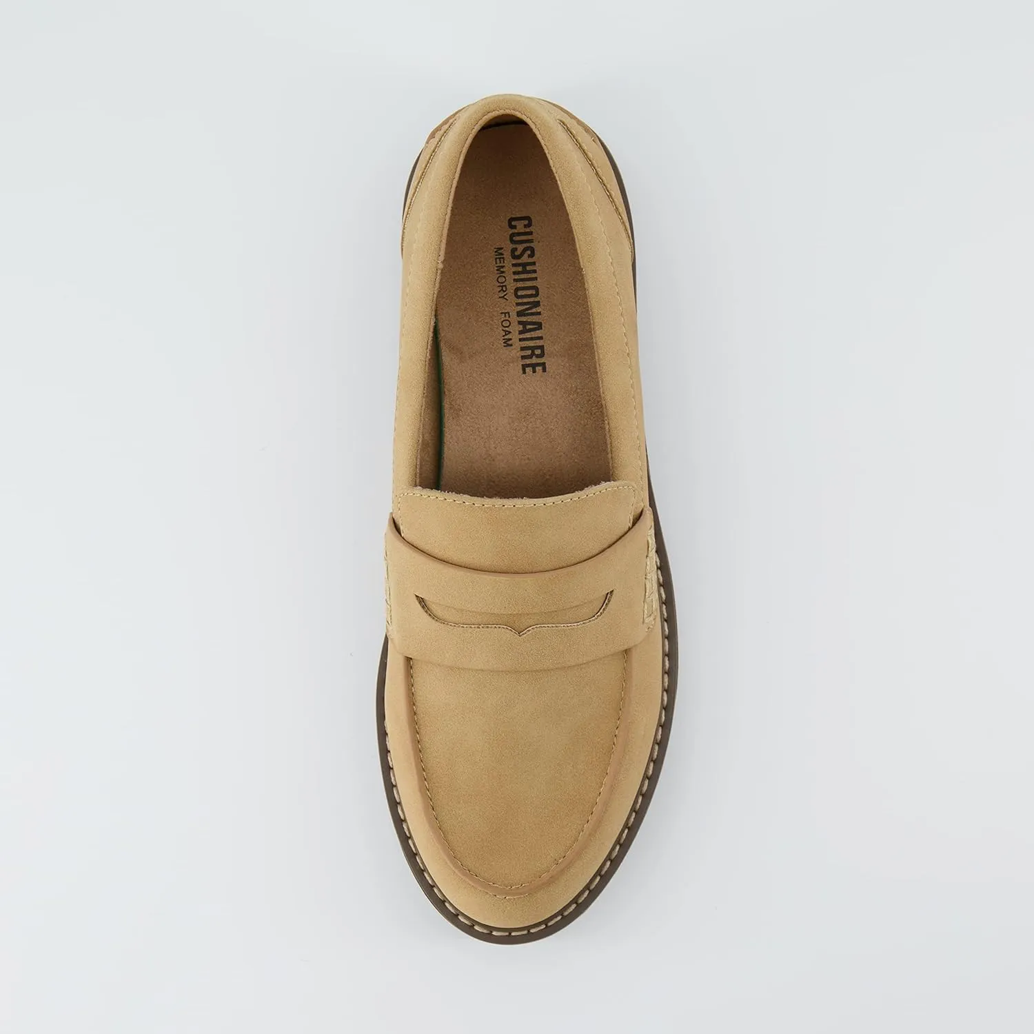 CUSHIONAIRE Women's Vassar Slip on Loafer  Memory Foam, Wide Widths Available