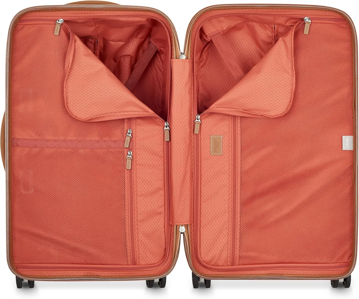 DELSEY PARIS Chatelet Air 2.0 Hardside Luggage Trunk with Spinner Wheels, Angora, Checked-26 Inch Trunk