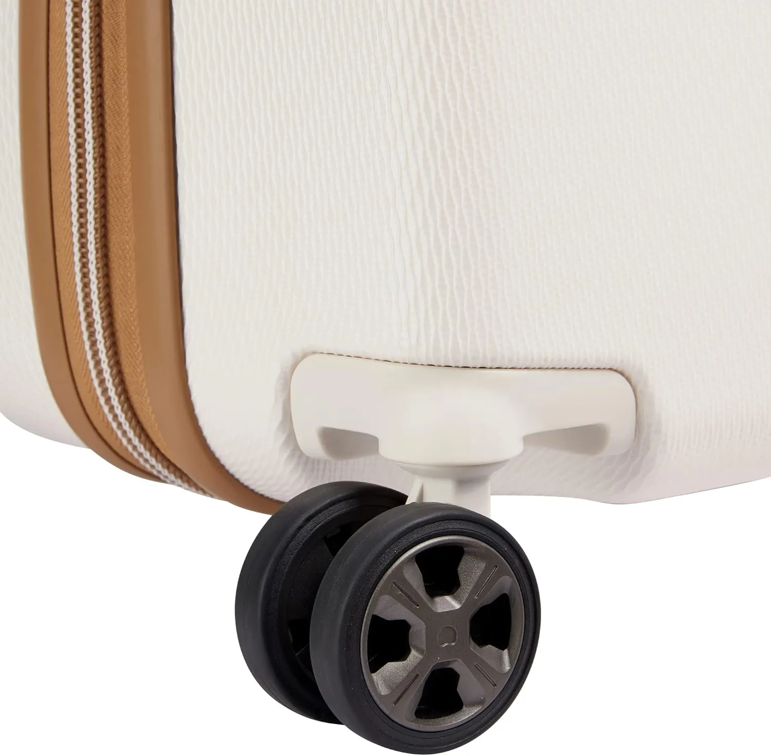DELSEY PARIS Chatelet Air 2.0 Hardside Luggage Trunk with Spinner Wheels, Angora, Checked-26 Inch Trunk
