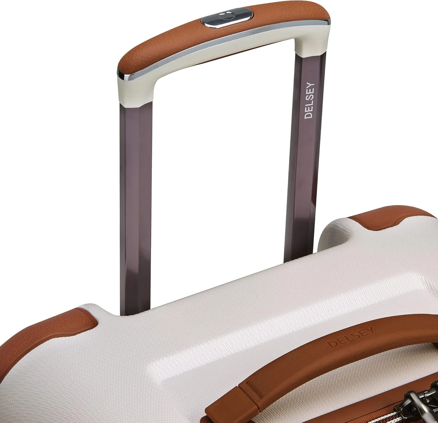DELSEY PARIS Chatelet Air 2.0 Hardside Luggage Trunk with Spinner Wheels, Angora, Checked-26 Inch Trunk