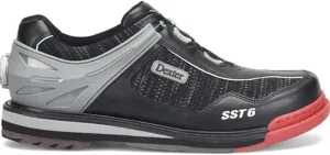 Dexter Mens SST 6 Hybrid BOA Wide Bowling Shoes Right Hand - Black/Knit 8 1/2