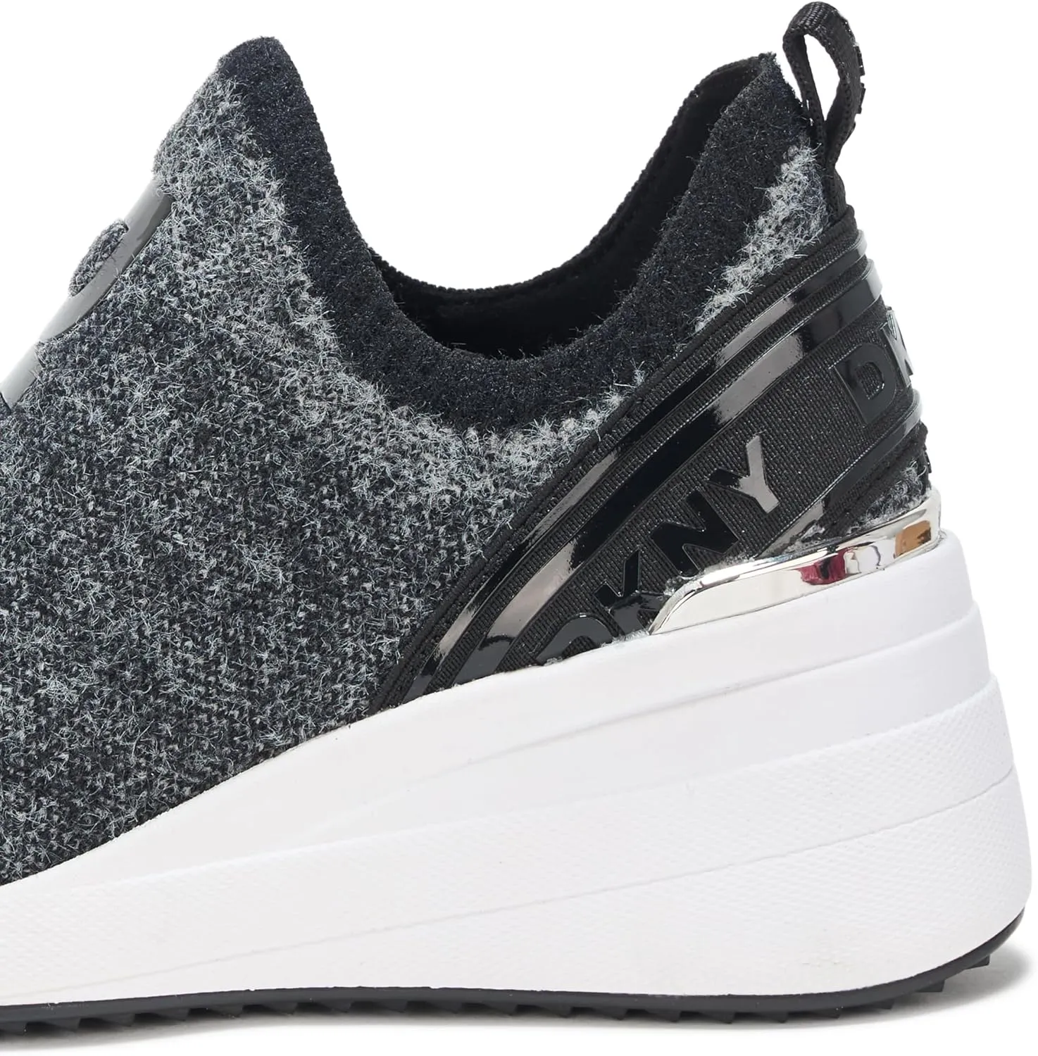 DKNY Women's Keeva Everyday Slip on Wedge Sneaker with Logo