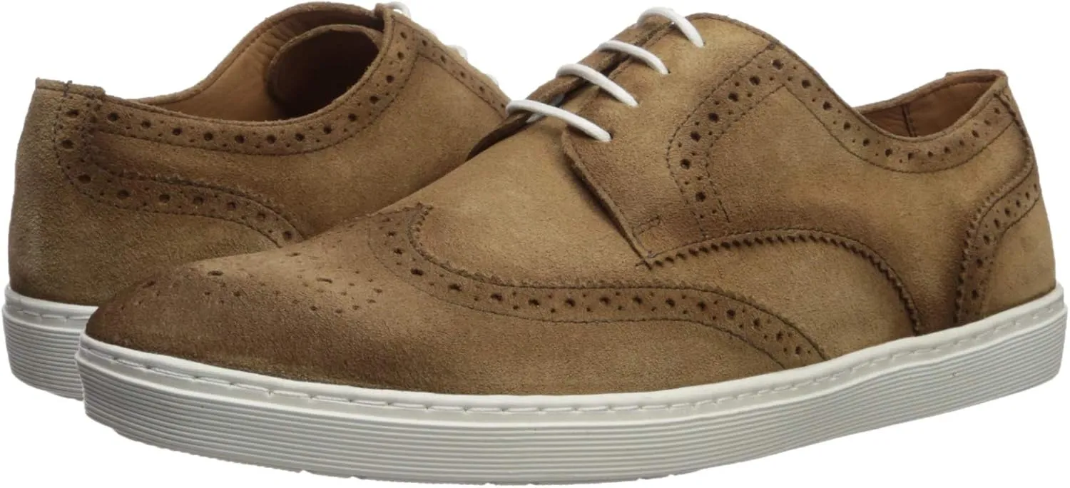 Driver Club USA Men's Leather Made in Brazil Princeton Wingtip Laceup Sneaker