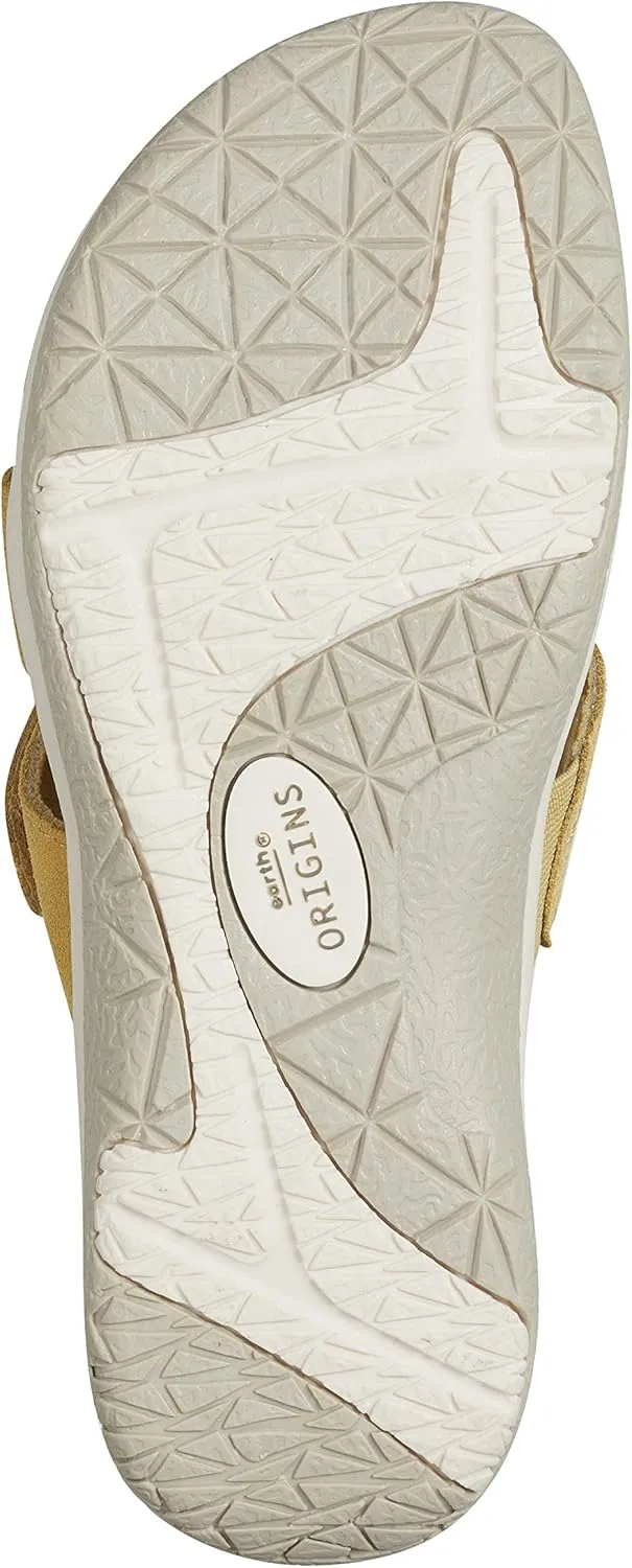 Earth Origins Women’s Shantel Sandal I Sustainable, Slip Resistant Everyday Sandal