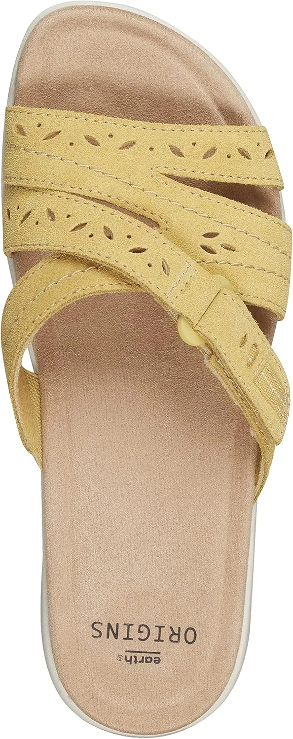 Earth Origins Women’s Shantel Sandal I Sustainable, Slip Resistant Everyday Sandal