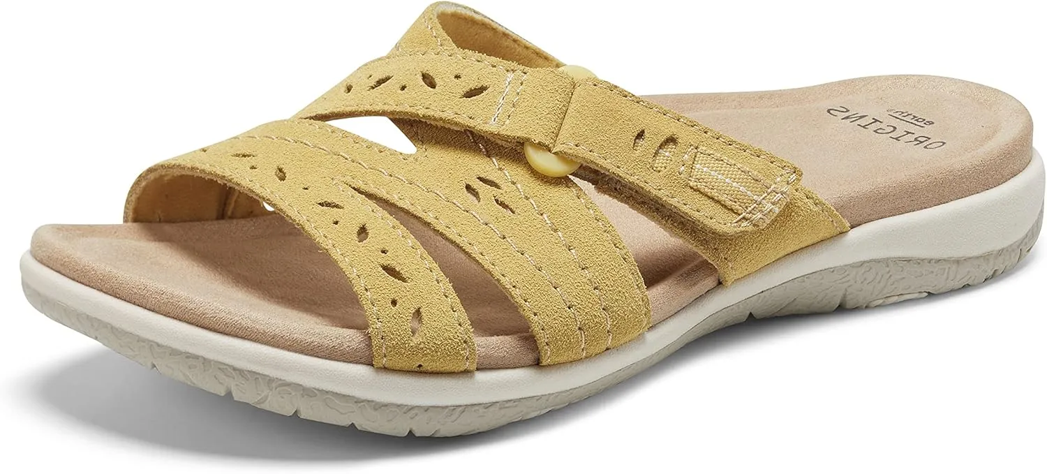 Earth Origins Women’s Shantel Sandal I Sustainable, Slip Resistant Everyday Sandal
