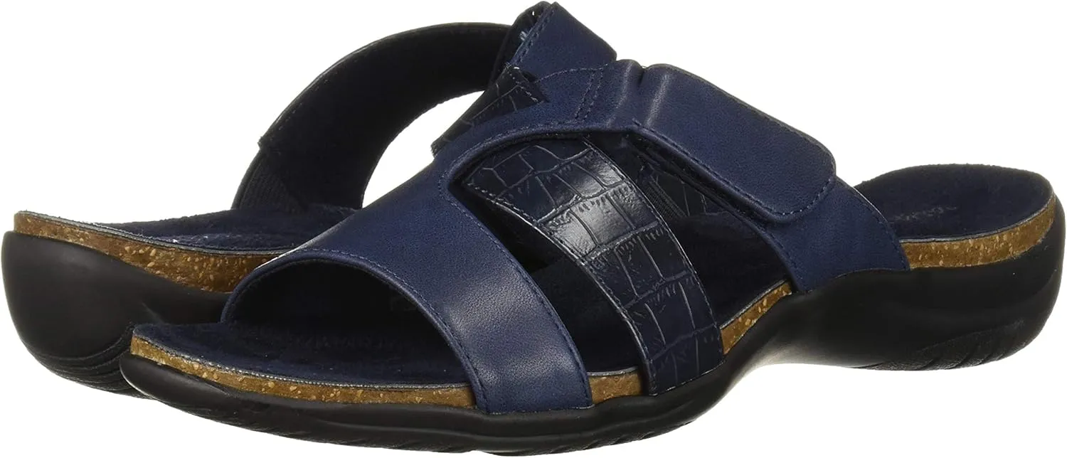 Easy Street Women's Frenzy Casual Sandal with Hook and Loop Closure