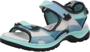ECCO Women's Yucatan Sport Sandal, Aquatic Patchwork, 12-12.5