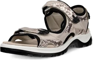 ECCO Women's Yucatan Sport Sandal, Gravel Patchwork, 11-11.5