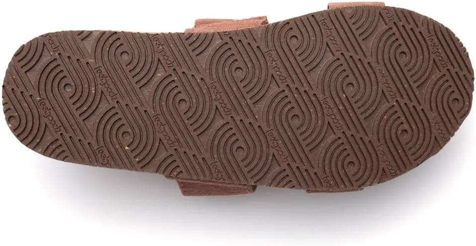 Feelgoodz Women's Zensole Vistas Natural Rubber Strap Slide Sandals