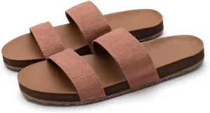Feelgoodz Women's Zensole Vistas Natural Rubber Strap Slide Sandals