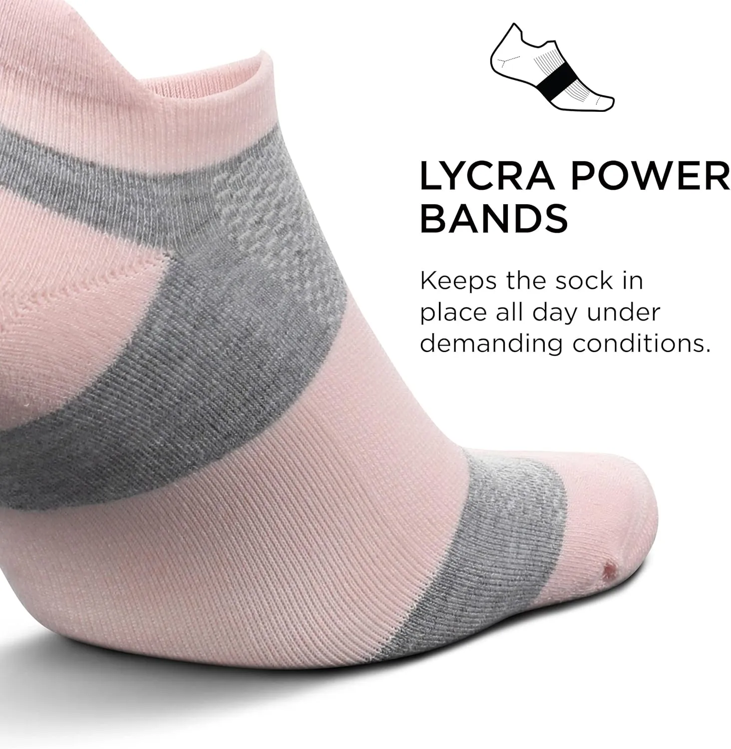 Feetures High Performance Ultra Light Ankle Sock - No Show Socks for Women & Men with Heel Tab