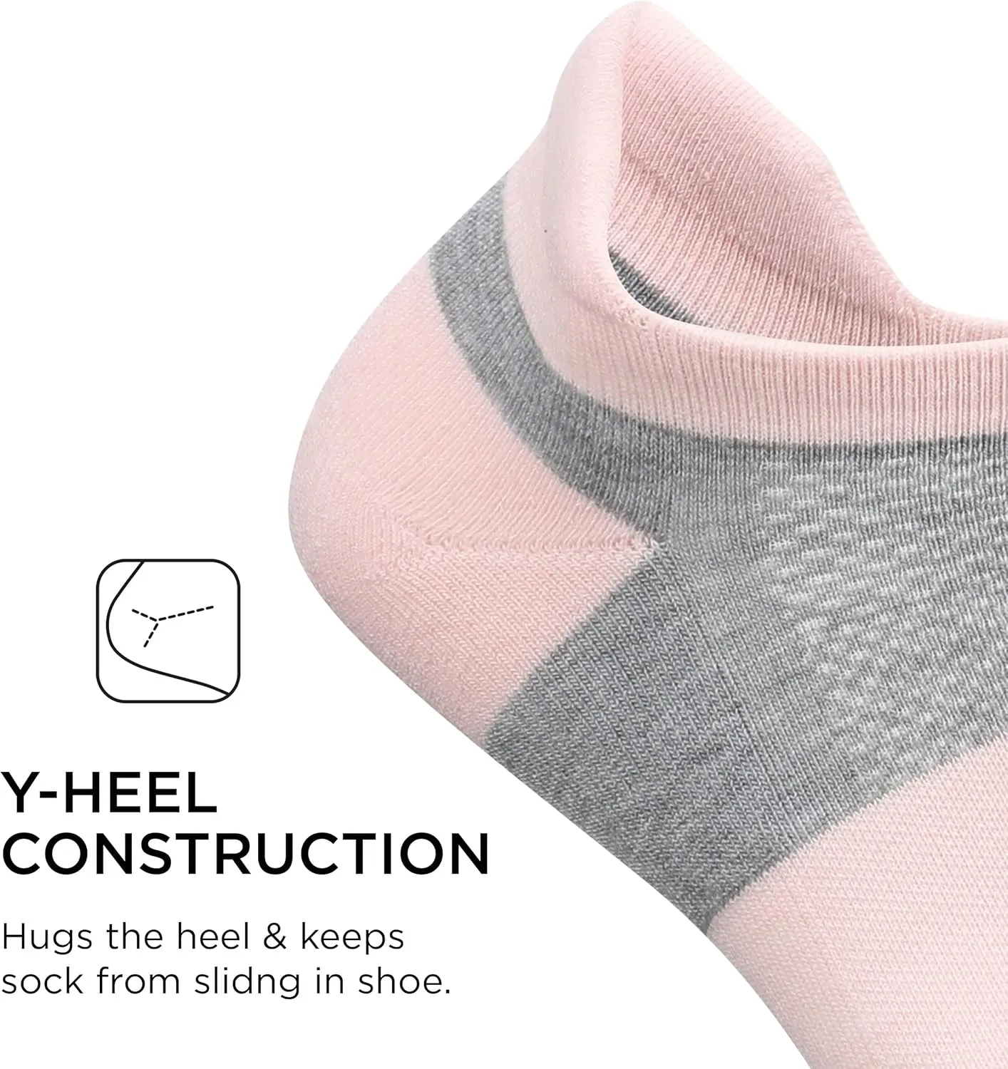 Feetures High Performance Ultra Light Ankle Sock - No Show Socks for Women & Men with Heel Tab