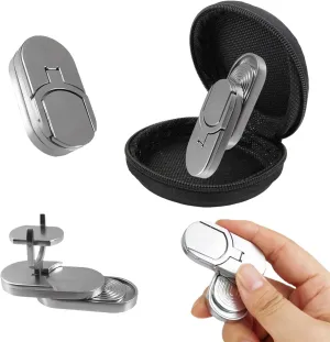 Fidget Adults Toy for ADHD，Magnetic Metal Fidget Toy for Desk，Cool EDC Magnets Slider Stress Relief Toy for Office，Anxiety Relief Haptic Multiple Ways Play Finger Push Spin Coins Decompression Toys