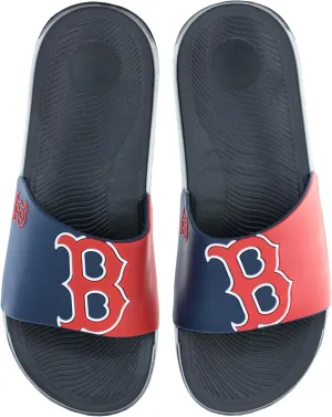 FOCO Men's MLB Big Logo Raised Slide