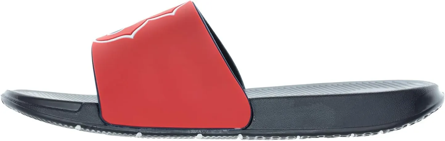 FOCO Men's MLB Big Logo Raised Slide
